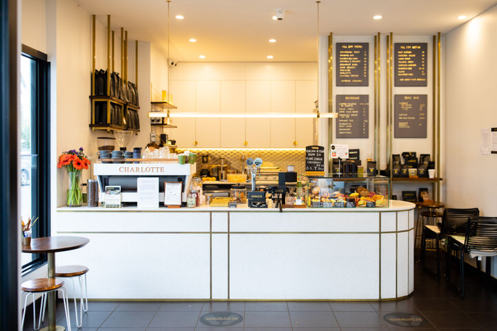 Boronia Park Charlotte café counter and dining room